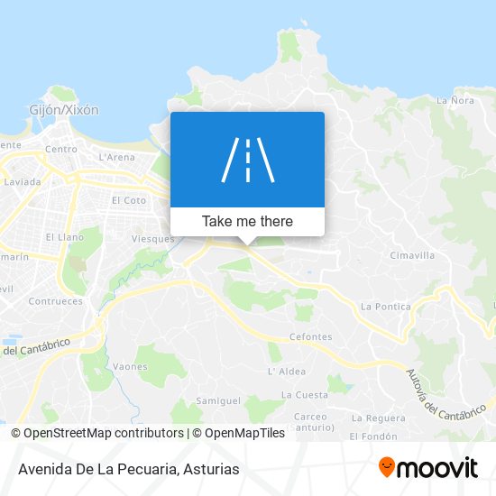 mapa Avenida De La Pecuaria