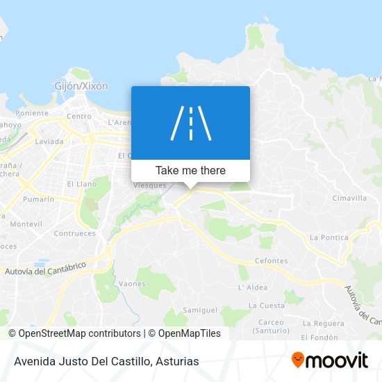 Avenida Justo Del Castillo map