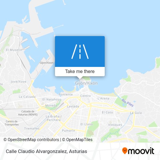 Calle Claudio Alvargonzalez map