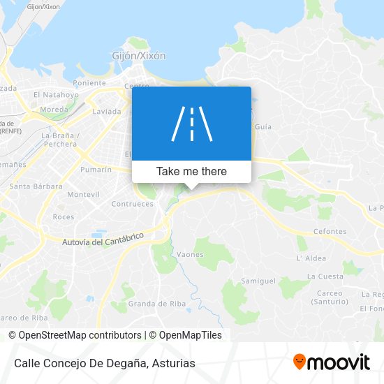 Calle Concejo De Degaña map