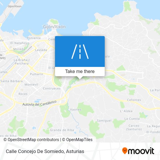 Calle Concejo De Somiedo map