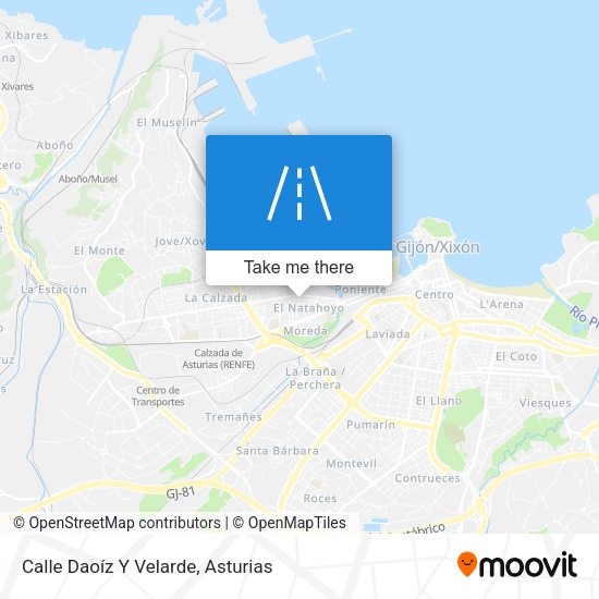 Calle Daoíz Y Velarde map