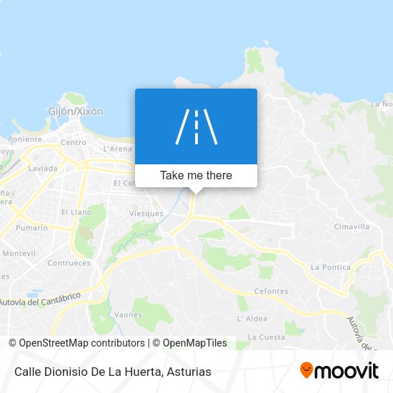 Calle Dionisio De La Huerta map