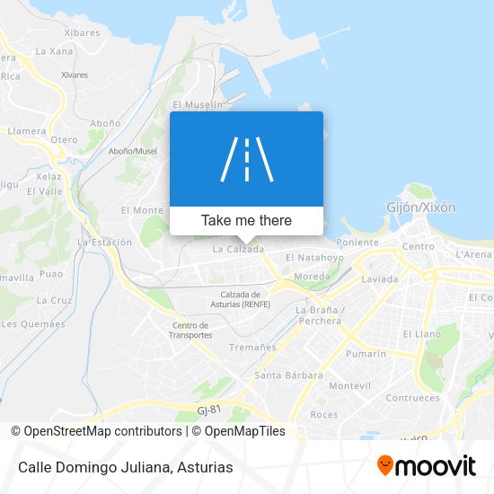 Calle Domingo Juliana map