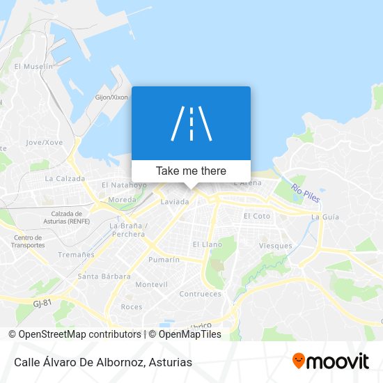 Calle Álvaro De Albornoz map