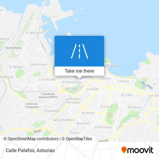 Calle Palafox map