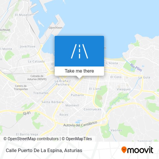 Calle Puerto De La Espina map
