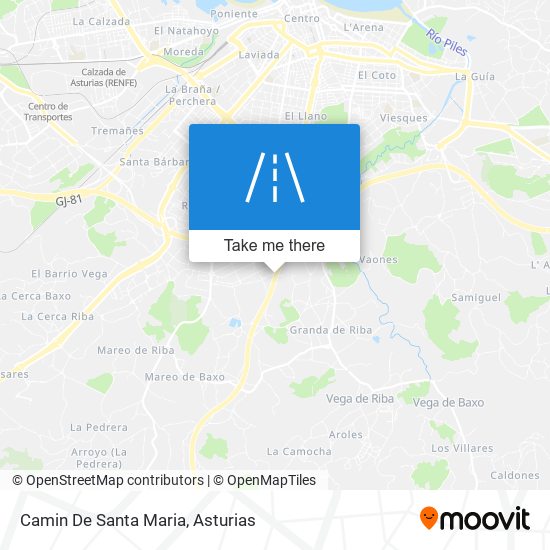 Camin De Santa Maria map