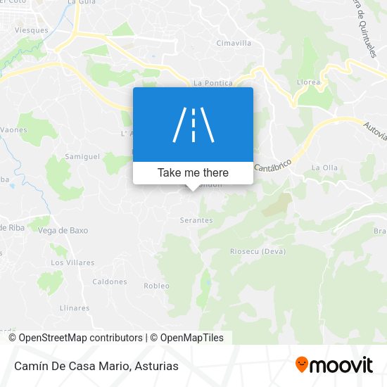 Camín De Casa Mario map