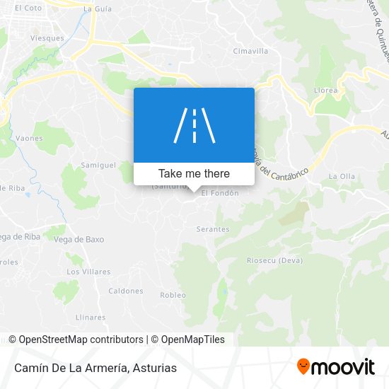 Camín De La Armería map