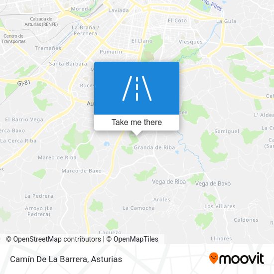 Camín De La Barrera map