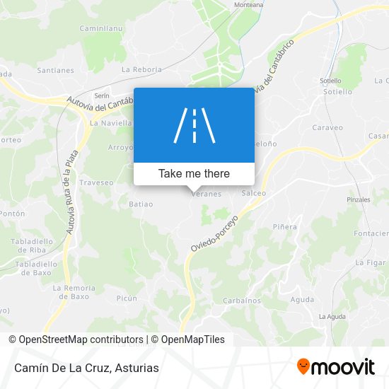 Camín De La Cruz map