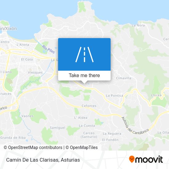 Camín De Las Clarisas map