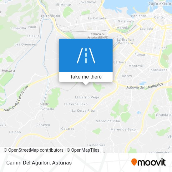 Camín Del Aguilón map