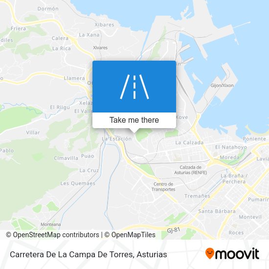Carretera De La Campa De Torres map