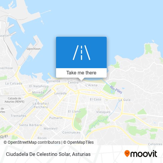 Ciudadela De Celestino Solar map