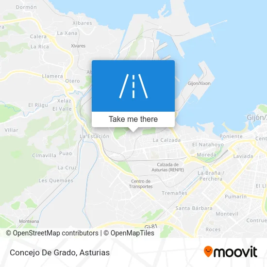 Concejo De Grado map