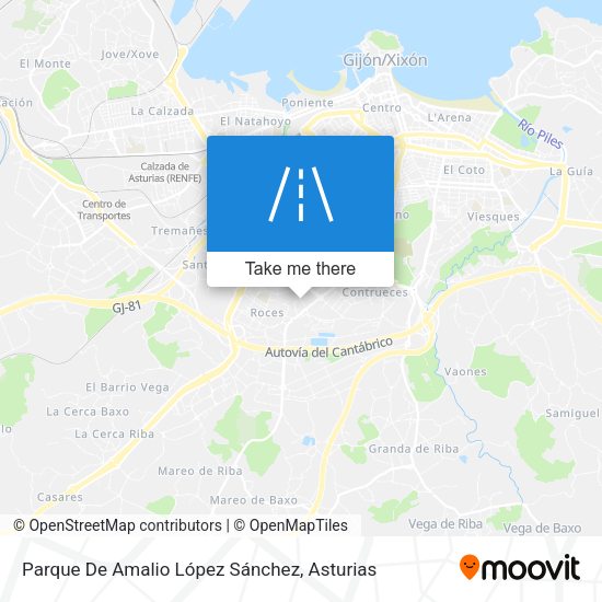 Parque De Amalio López Sánchez map