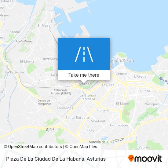 Plaza De La Ciudad De La Habana map