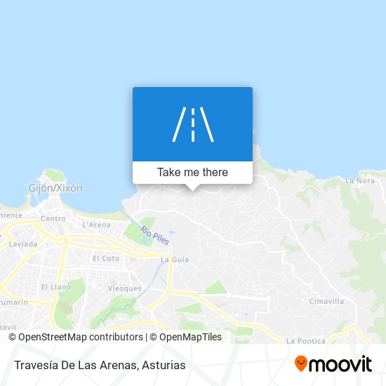 Travesía De Las Arenas map