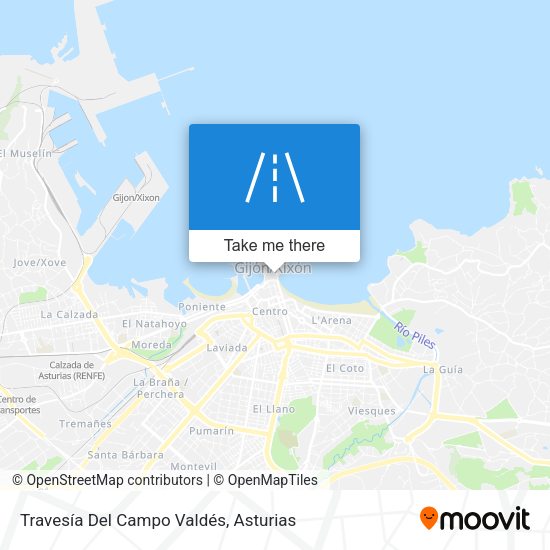 Travesía Del Campo Valdés map