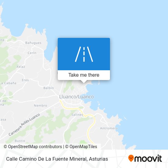 Calle Camino De La Fuente Mineral map