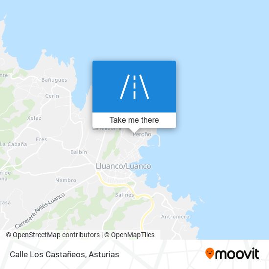 Calle Los Castañeos map