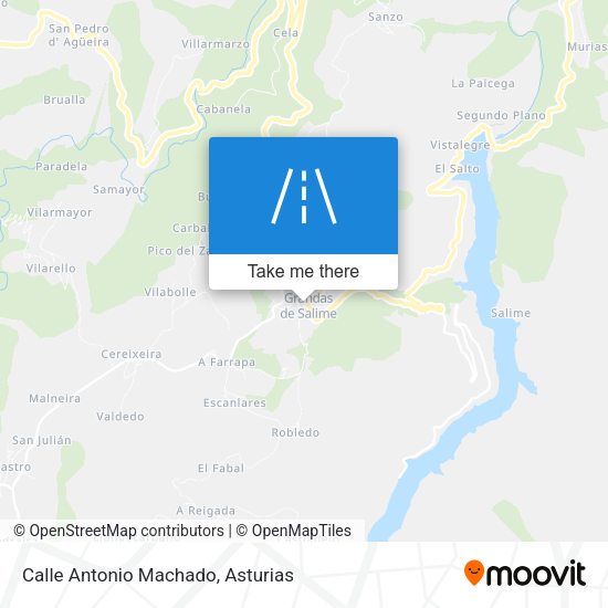 Calle Antonio Machado map