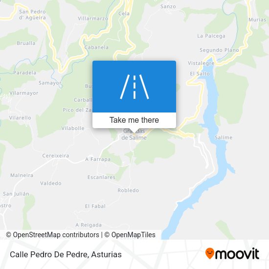 Calle Pedro De Pedre map