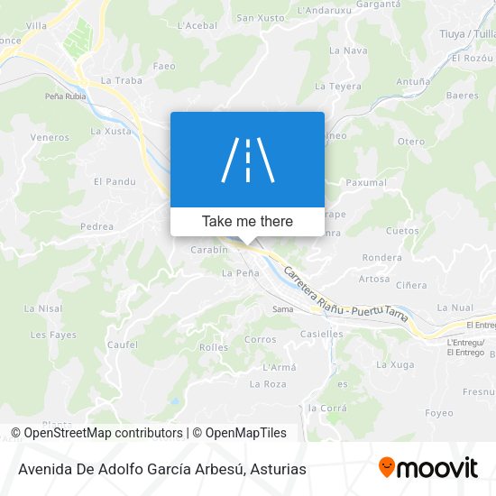 Avenida De Adolfo García Arbesú map