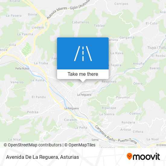 mapa Avenida De La Reguera