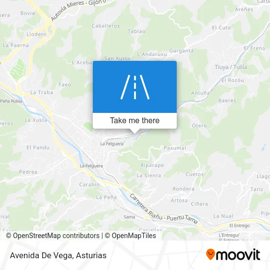 Avenida De Vega map