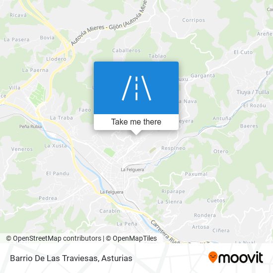 Barrio De Las Traviesas map