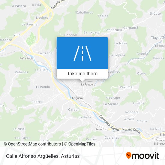 Calle Alfonso Argüelles map