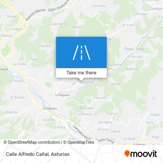 Calle Alfredo Cañal map