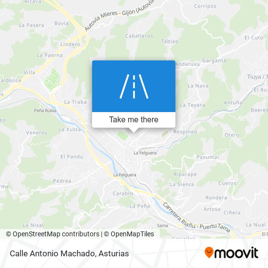 Calle Antonio Machado map