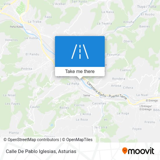 Calle De Pablo Iglesias map
