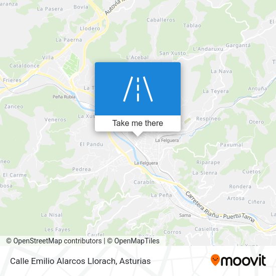 Calle Emilio Alarcos Llorach map