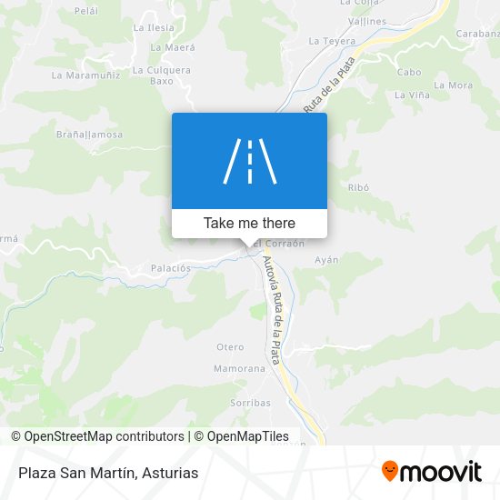 Plaza San Martín map