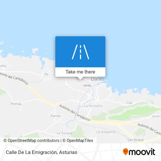 Calle De La Emigración map