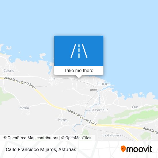 Calle Francisco Mijares map