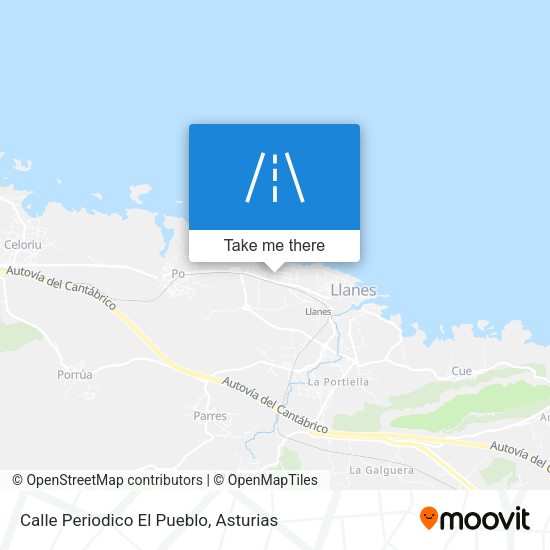Calle Periodico El Pueblo map