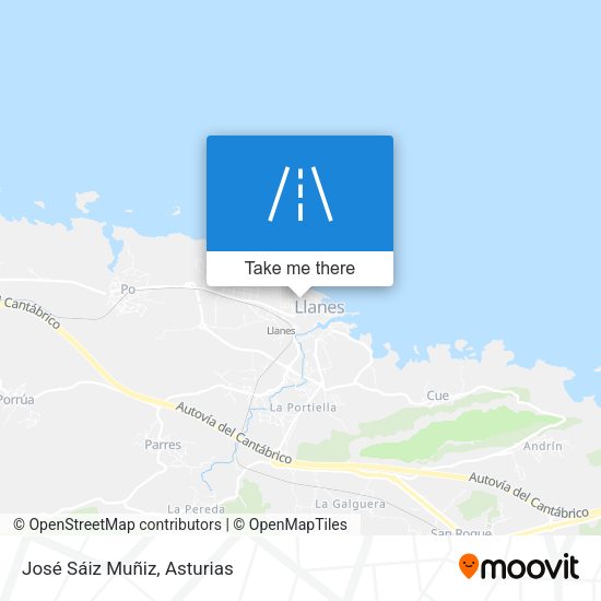 José Sáiz Muñiz map