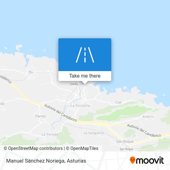 Manuel Sánchez Noriega map