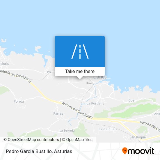 Pedro Garcia Bustillo map