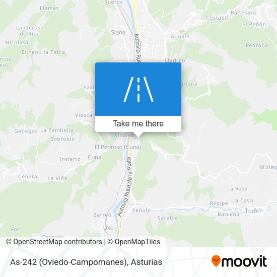As-242 (Oviedo-Campomanes) map