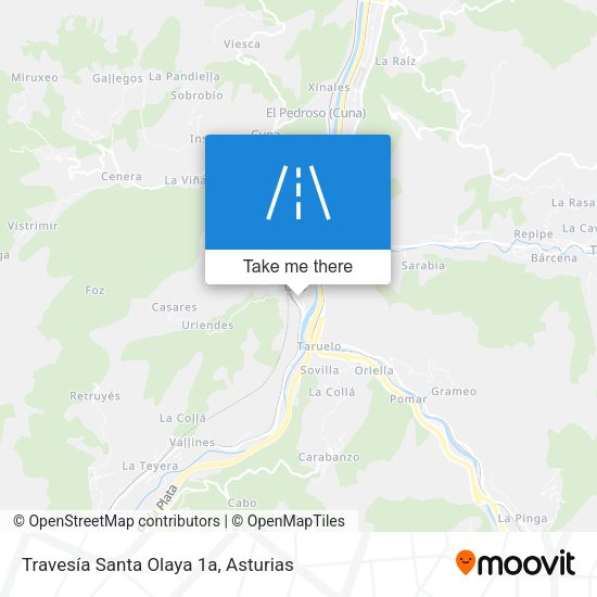 Travesía Santa Olaya 1a map