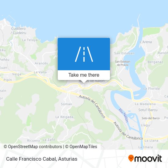 Calle Francisco Cabal map