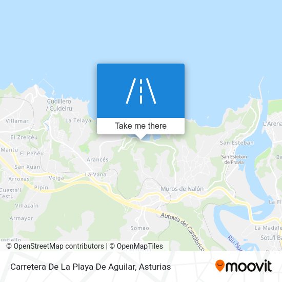 Carretera De La Playa De Aguilar map