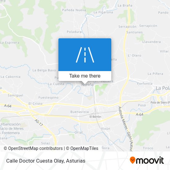 Calle Doctor Cuesta Olay map